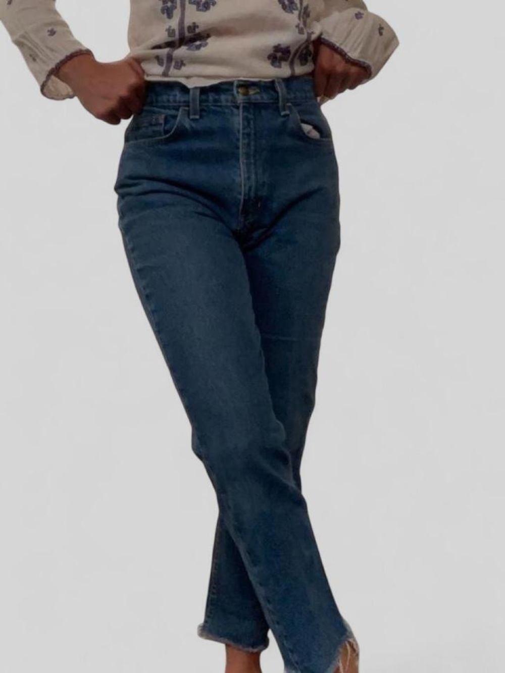 American Apparel Dark Blue Boyfriend Jeans